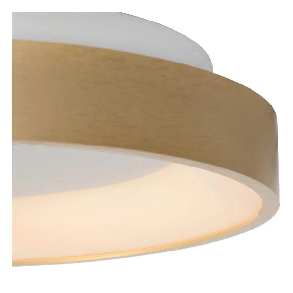 Lucide VIDAL - Lámpara de techo - Ø 28 cm - LED Regul. - 1x20W 2700K - Oro mate / Latón - detalle 2